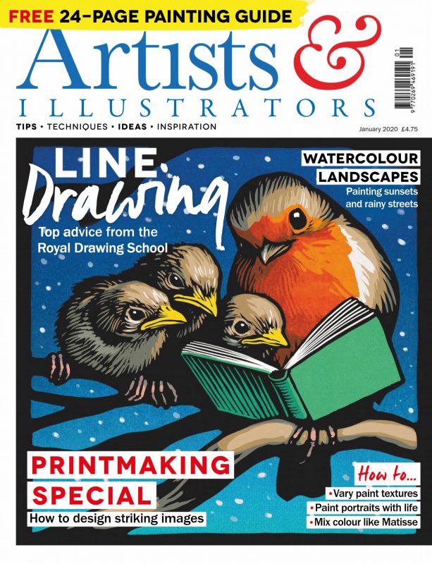 Artists &#038; Illustrators 插画绘画艺术设计杂志 January 2020