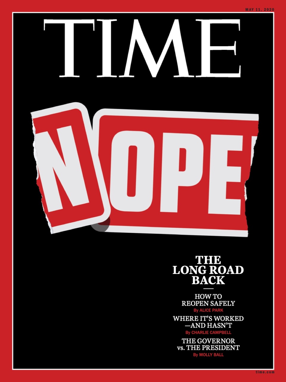 时代周刊 TIME 20200511（May 11 2020）2020年第12期