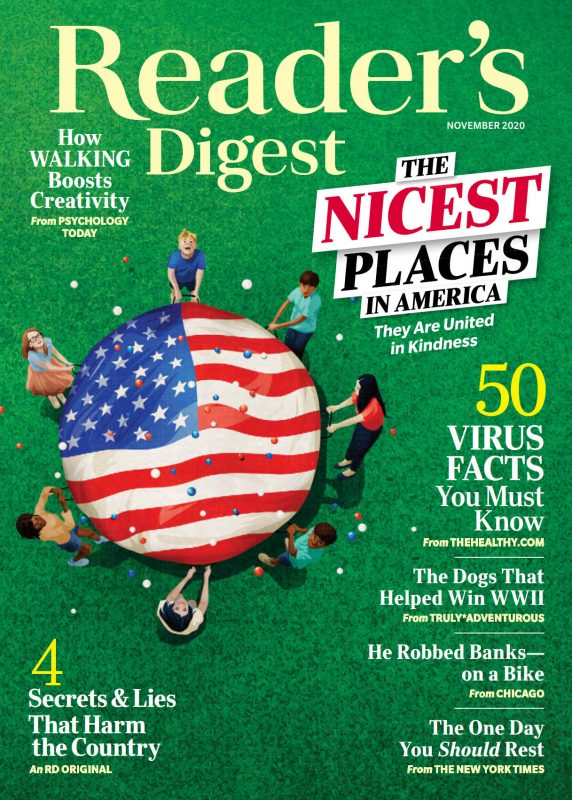 读者文摘 Reader&#8217;s Digest 美国版 NOVEMBER 2020 电子版订阅下载