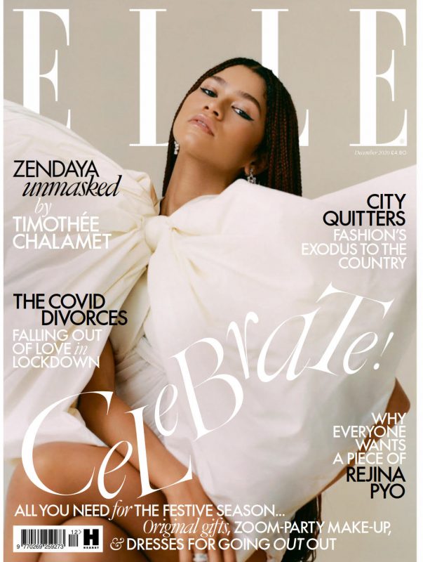 ELLE杂志 英国版  2020年 12月刊 高清英文版订阅下载