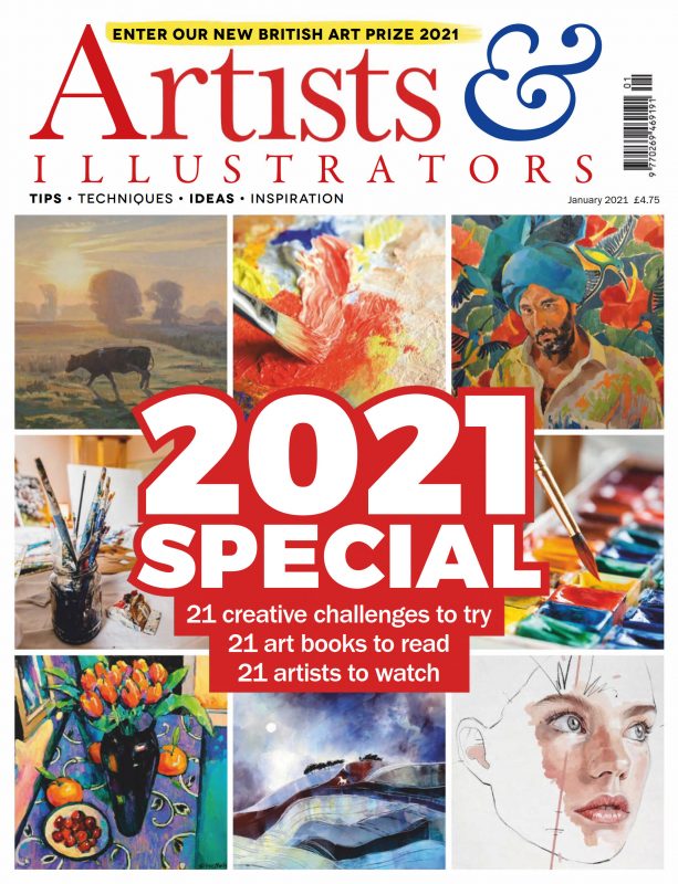 Artists &#038; Illustrators 插画绘画艺术设计杂志 JANUARY 2021