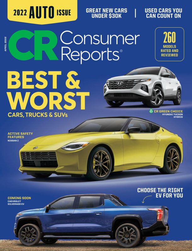 Consumer Reports 消费者报告杂志 2022年4月刊下载