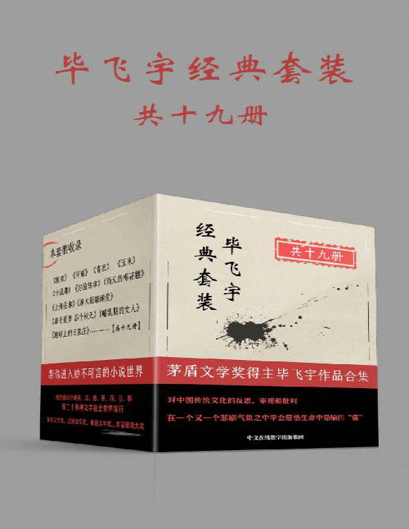 《毕飞宇经典套装：共19册》毕飞宇_文字版_pdf电子书下载