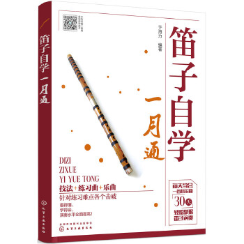 笛子自学一月通(pdf+txt+epub+azw3+mobi电子书在线阅读下载)