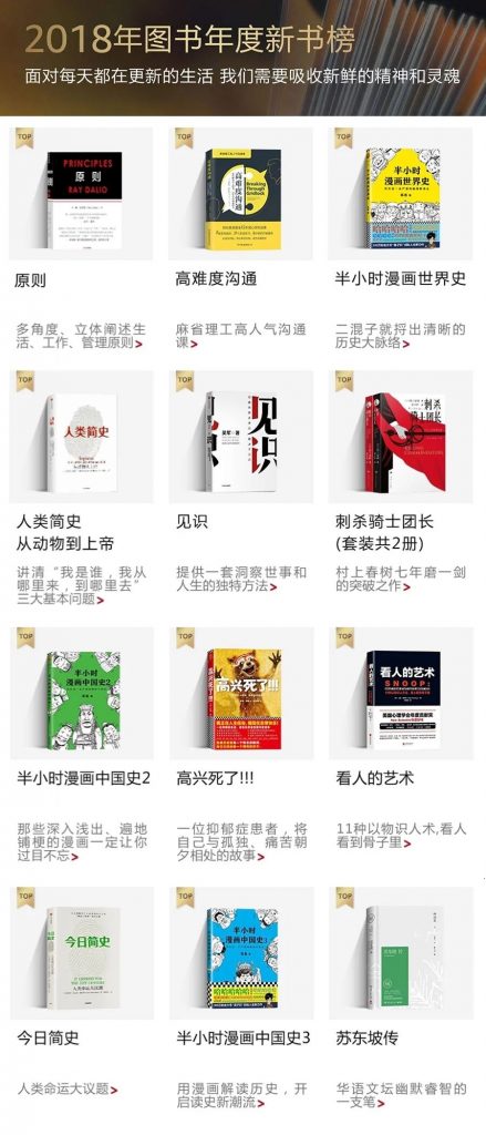 《2018年亚马逊图书年度新书榜》-epub+mobi