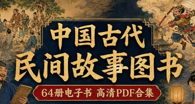 《中国古代民间故事图书》64册